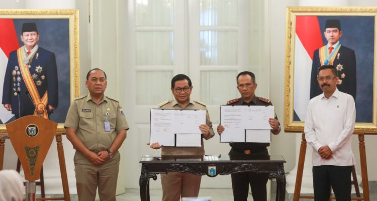 Pemprov DKI-Kejati Jakarta Teken MoU Implementasikan Keadilan Restoratif
