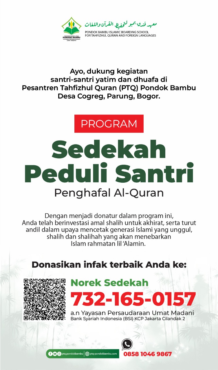 Sedekah Santri
